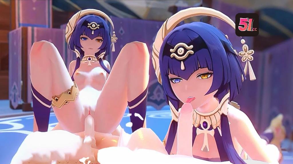 【AKT】3D原神坎蒂丝遭旅行者猛干瘫软高潮 国语中字内射喷水