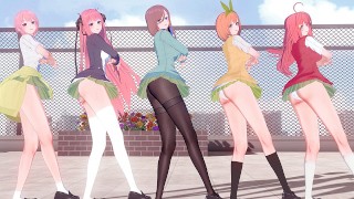 KKVMDMMDWiggleWiggle 五等姐妹花任君采撷 一花二乃三玖四葉五月全员沦陷